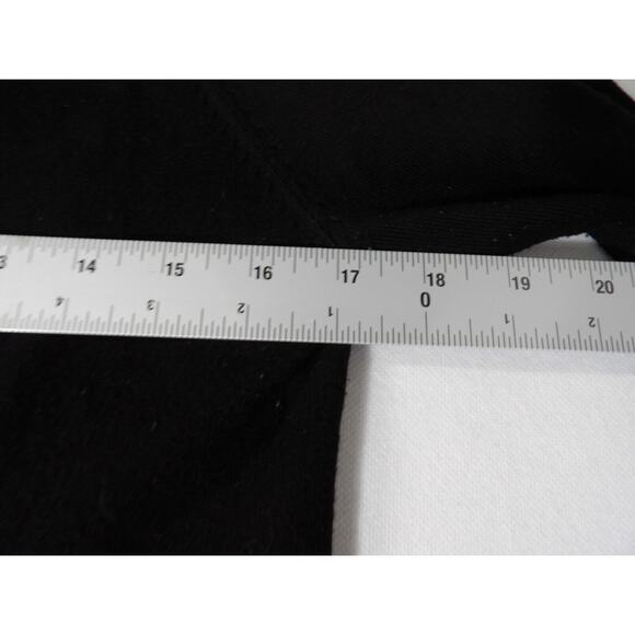 525 America Sweater Medium Black Square Neck Bell Sleeve Knit Minimalist Capsule - Picture 11 of 13